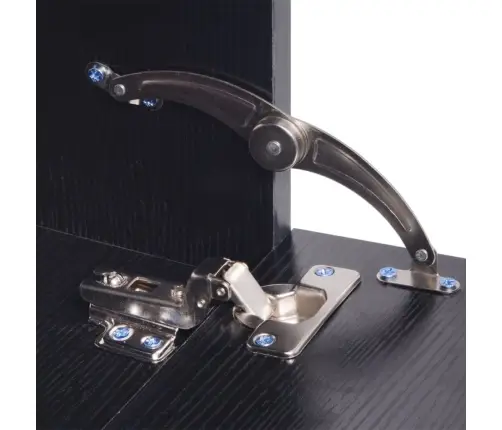 Vannas Istabas Mēbeles Un Izlietnes, 8 Gab., Melnā Krāsā Vidaxl