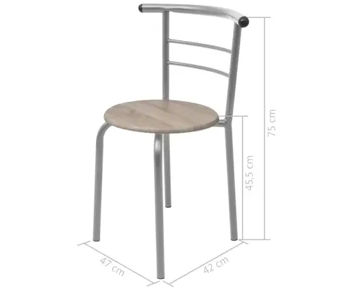 Pusryčių Baro Komplektas, Mdf