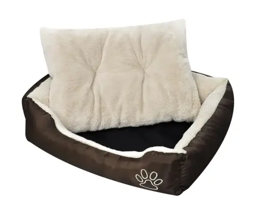 Suņu Gulta Xxl, Brūna Un Bēša Vidaxl