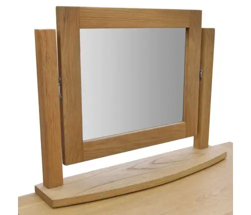 Kosmetinis Staliukas Su Kėdute, Ąžuolo Medienos Masyvas