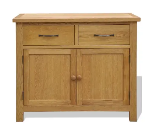 Kumode, 90X33,5X83 Cm, Ozola Masīvkoks Vidaxl
