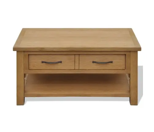 Kafijas Galdiņš, 88X53X45 Cm, Ozola Masīvkoks Vidaxl