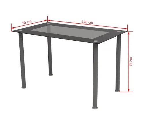 Vidaxli Viieosaline Söögitoakomplekt Valge