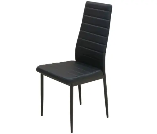 Penkių Dalių, Valgomojo Stalo Ir Kėdžių Komplektas, Juodas