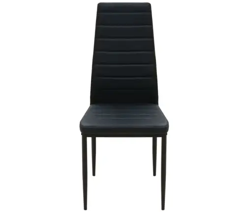 Penkių Dalių, Valgomojo Stalo Ir Kėdžių Komplektas, Juodas