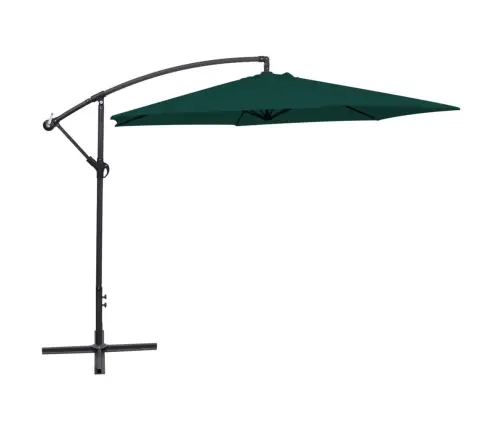 Konsooldisainiga Päikesevari 3 M, Roheline