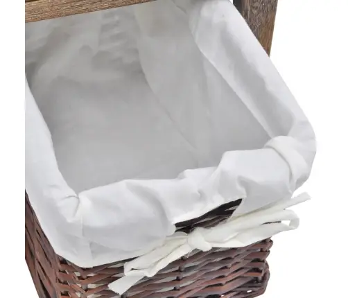 Naktsskapītis, Koks, Brūns  Vidaxl