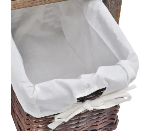 Naktsskapīši, 2 Gab., Koks, Brūni  Vidaxl