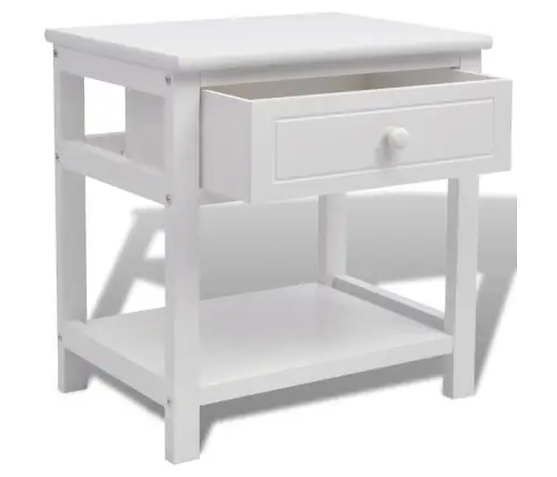 Vidaxli Öökapp, Puidust, Valge