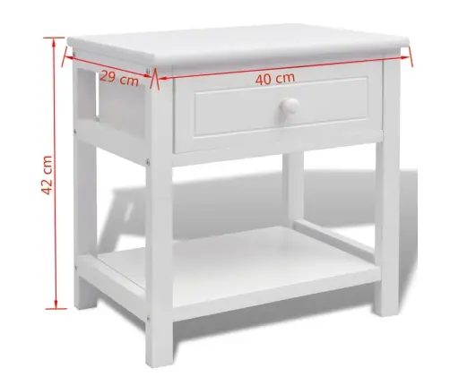 Vidaxli Öökapp, Puidust, Valge