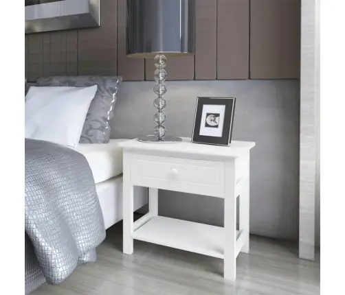 Vidaxli Öökapp, Puidust, Valge