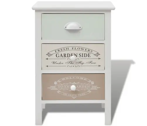 Prantsuse Stiilis 3 Sahtliga Puidust Hoiukapp