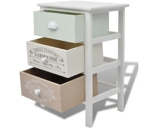 Prantsuse Stiilis 3 Sahtliga Puidust Hoiukapp