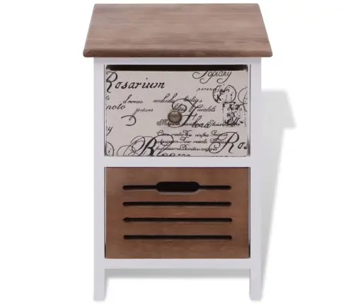 Koka Naktsskapītis, 2 Gab. Vidaxl