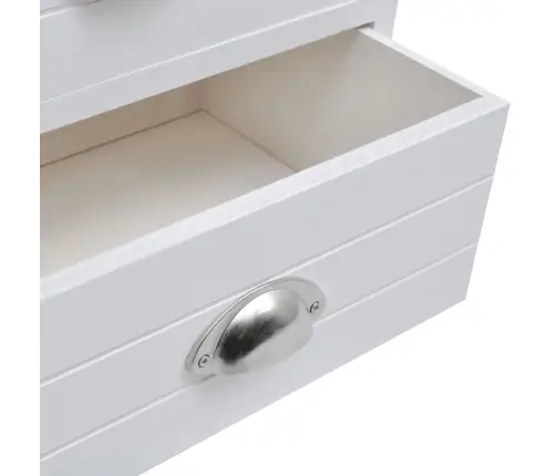 Francijas Lauku Stila Naktsskapītis, 2 Gab., Balts Vidaxl