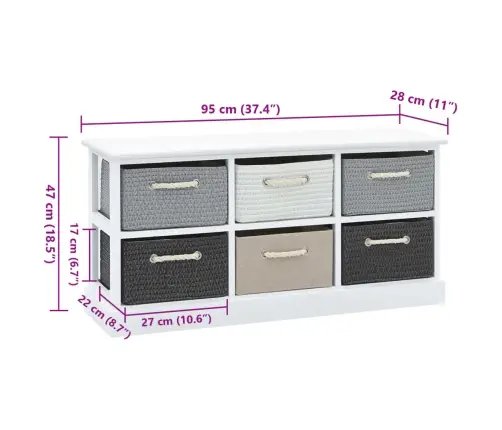 Koka Sols Ar 6 Atvilktnēm Vidaxl