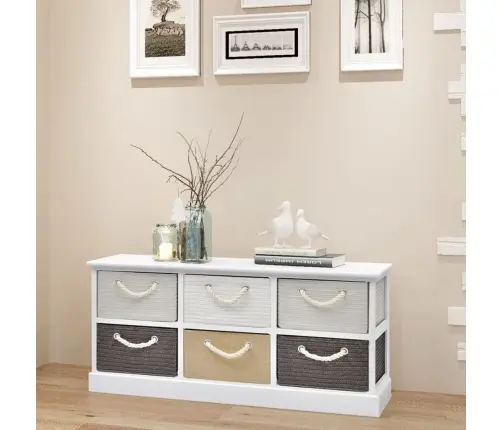 Koka Sols Ar 6 Atvilktnēm Vidaxl