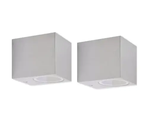 Kubo Formos Sieniniai Lauko Šviestuvai, 2 Vnt