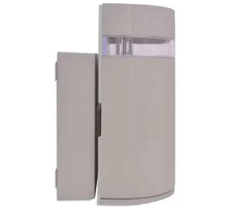 Poolsilindrikujuline Seinavalgusti, Hall, Alumiinium