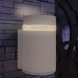 Sieninis Lauko Žibintas, Aliuminis, Pilkos Spalvos