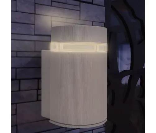 Poolsilindrikujuline Seinavalgusti, Hall, Alumiinium