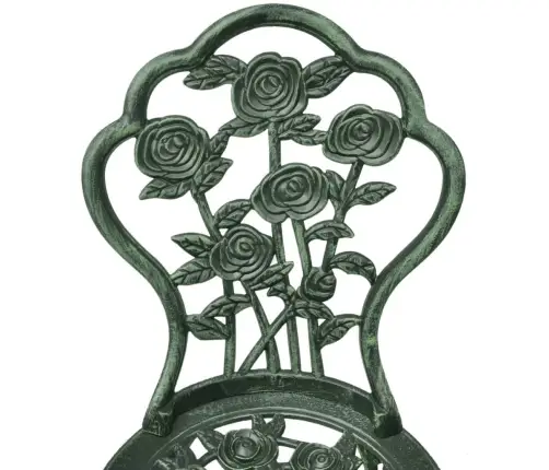 Bistro Baldų Komplektas, 3D., Aliuminis, Žalias