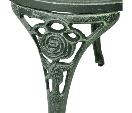 Bistro Baldų Komplektas, 3D., Aliuminis, Žalias