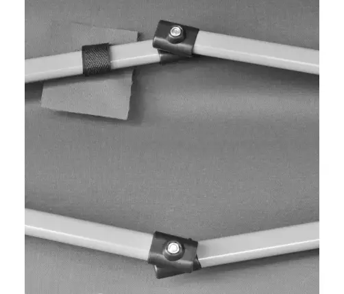 Ātri Uzstādāma Nojume, 3,6X3,1 M, Pelēka Vidaxl