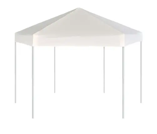 Nojume Ar 6 Sānu Sienām, Ātri Uzstādāma, 3,6X3,1 M, Krēmbalta Vidaxl