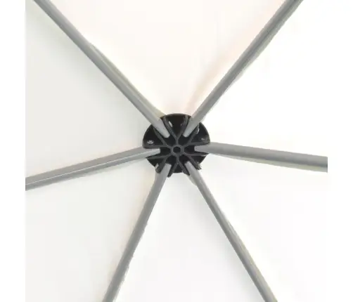 Nojume Ar 6 Sānu Sienām, Ātri Uzstādāma, 3,6X3,1 M, Krēmbalta Vidaxl