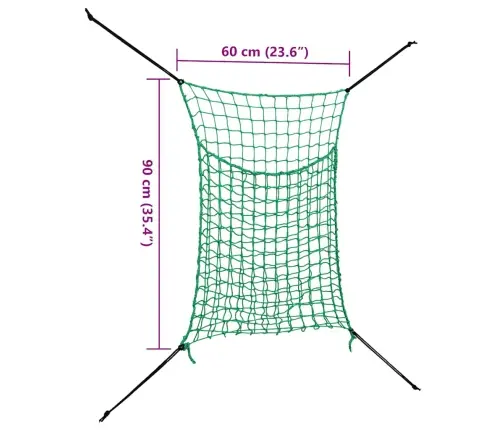 Siena Tīkli, 2 Gab., 0,9X1 M, Taisnstūra Forma, Polipropilēns Vidaxl
