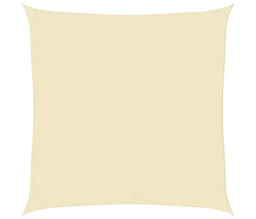 Hdpe Saulessargs, 3.6X3.6 M, Krēmkrāsas, Kvadrāta Vidaxl