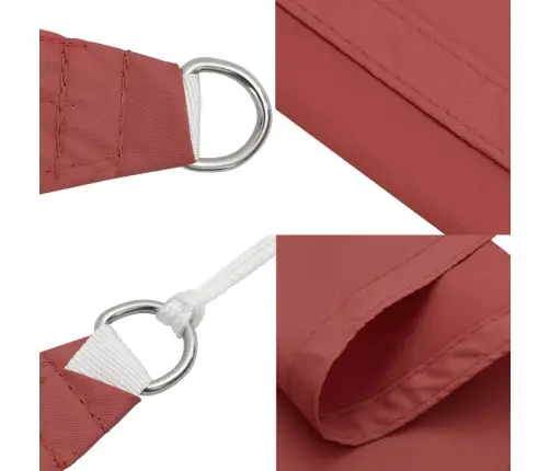 Oxford-Kangast Päikesepuri, Kandiline, 3,6 X 3,6 M, Terrakota