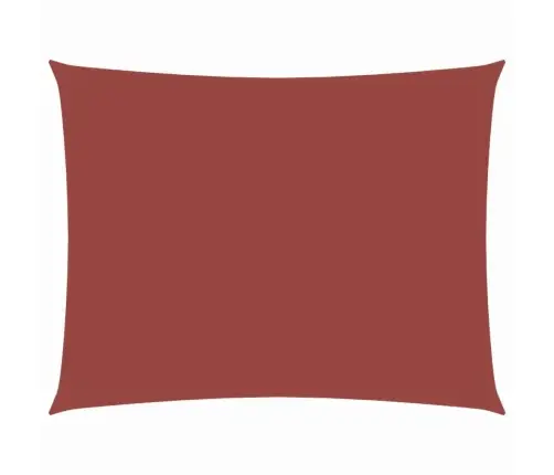 Saulessargs, 4X6M, Taisnstūra Forma,Sarkanbrūns Oksforda Audums  Vidaxl