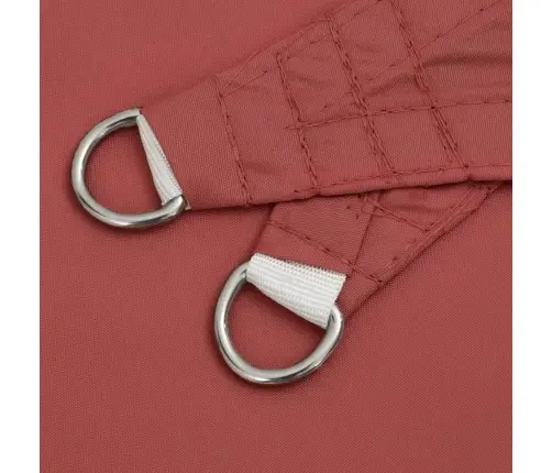 Saulessargs, 4X6M, Taisnstūra Forma,Sarkanbrūns Oksforda Audums  Vidaxl