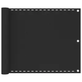 Balkona Aizslietnis, 75X400 Cm, Antracītpelēks Hdpe Vidaxl