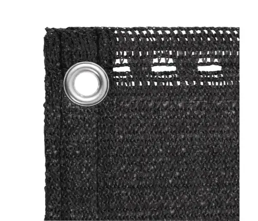 Balkona Aizslietnis, 90X600 Cm, Antracītpelēks Hdpe Vidaxl