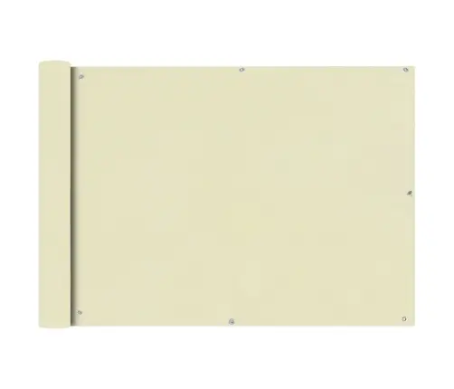 Rõdusirm Oxfordkangast, 75 X 400 cm Kreemjas