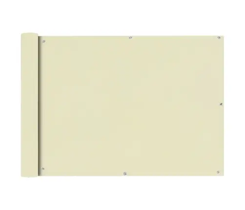 Balkono Pertvara, Oksfordo Audinys, 75X600 cm Kremo Sp.