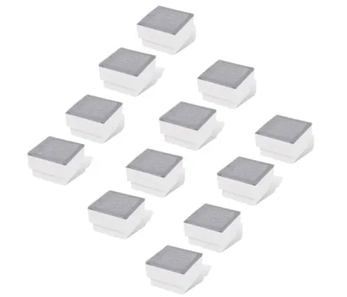 Zemē Iebūvējamas Led Lampas, 12 Gab., 100X100X68 Mm Vidaxl