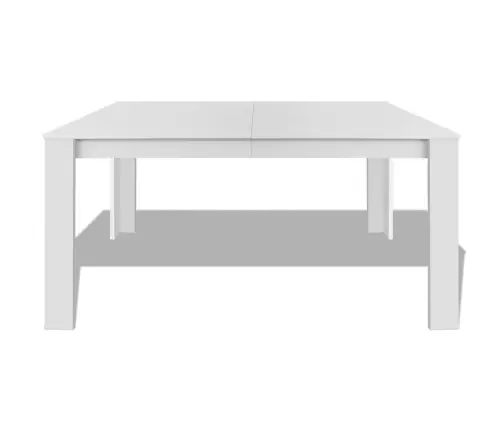 Valgomojo Stalas, 140 X 80 X 75 cm Baltas
