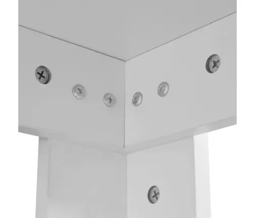 Valgomojo Stalas, 140 X 80 X 75 cm Baltas