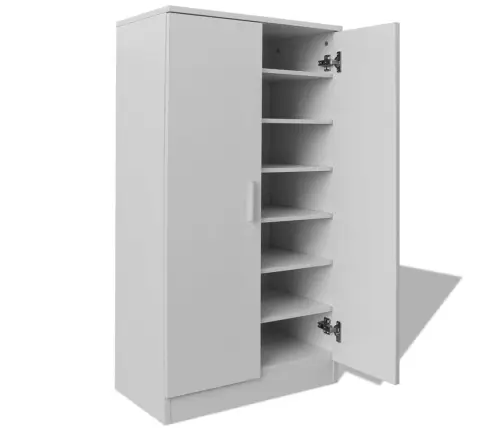 Spintelė Batams, 7 Lentynos, Balta