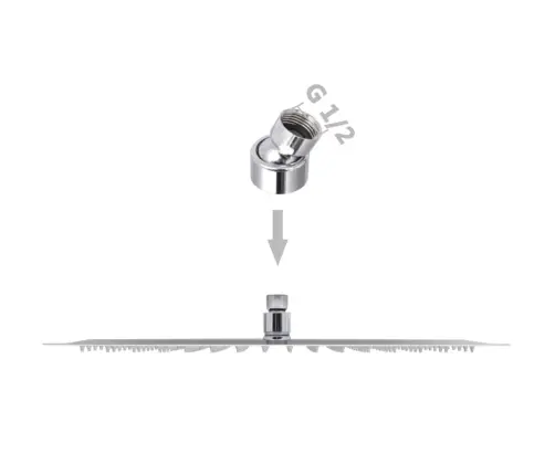 Lietaus Dušo Galvutė, 30X40cm Nerūdijantis Plienas