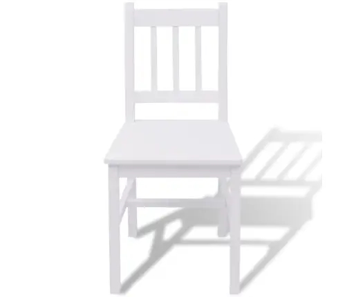 Vidaxli Viieosaline Söögitoakomplekt Männipuit Valge