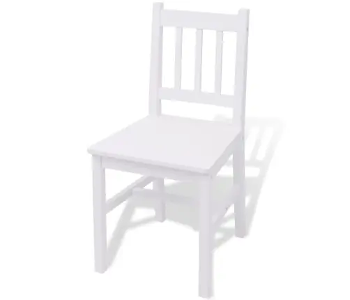 Vidaxli Viieosaline Söögitoakomplekt Männipuit Valge