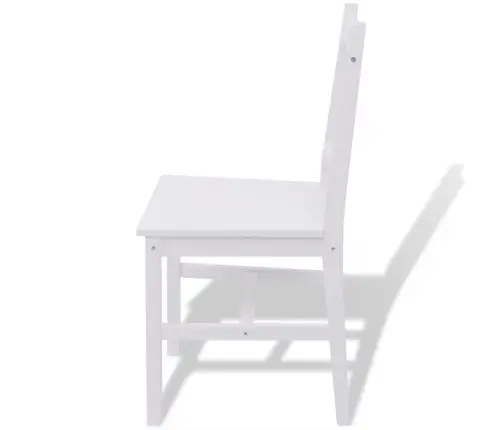 Vidaxli Viieosaline Söögitoakomplekt Männipuit Valge