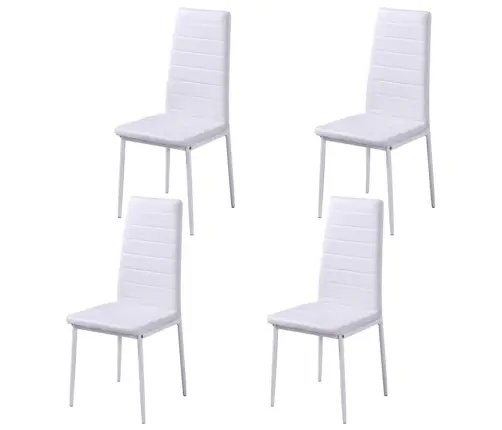 Virtuves Mēbeļu Komplekts, 5 Gab., Melns Un Balts Vidaxl