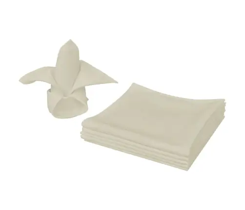 Vidaxli Salvrätid 50 Tk 50 X 50 Cm Kreemjasvalge