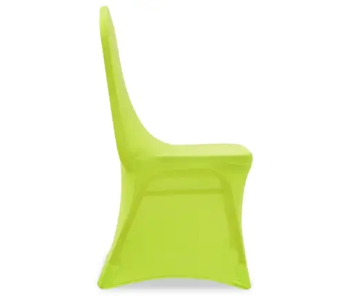 Krēslu Pārvalki, 6 Gab., Zaļi, Elastīgi Vidaxl